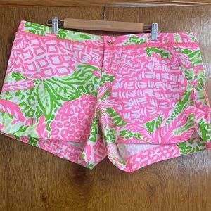 Lilly Pulitzer Shorts Size 16  3-4 inch inseam.
